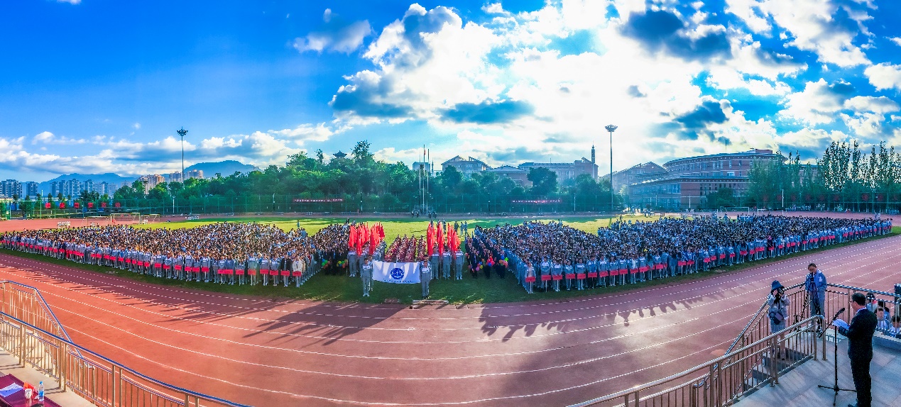 保山中医专第九届田径运动会开幕